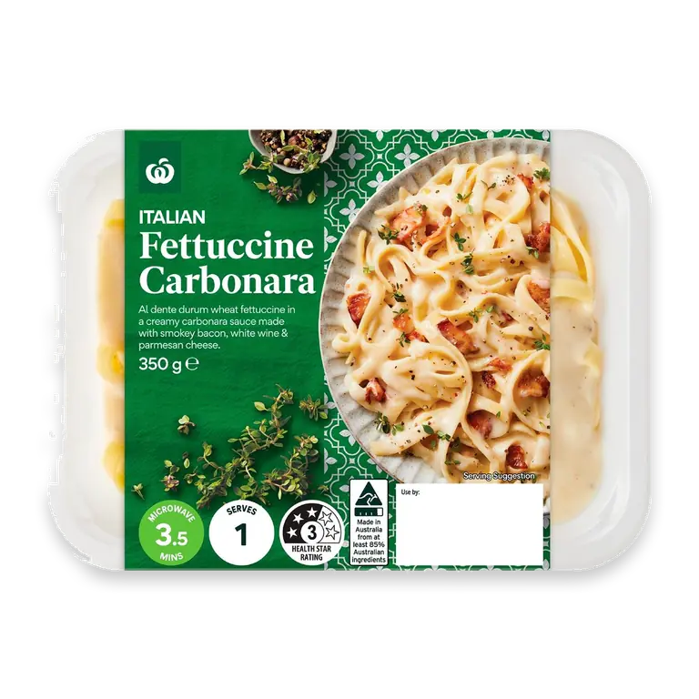 Fettuccine Carbonara Carbonara Chilled Meal