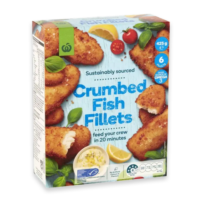 Fish Fillets Crumbed