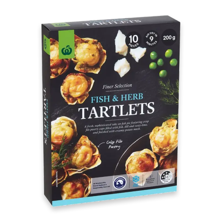 Fish & Herb Tartlets