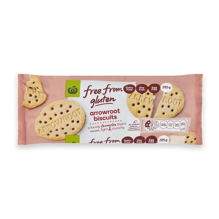 Free From Gluten Arrowroot Biscuit