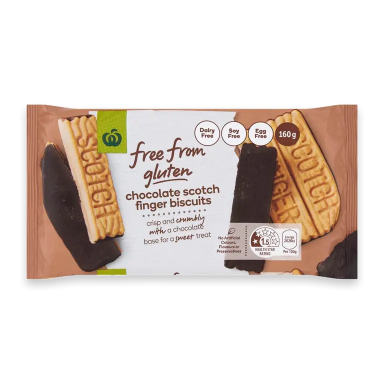 Free From Gluten Chocolate Scotch Finger