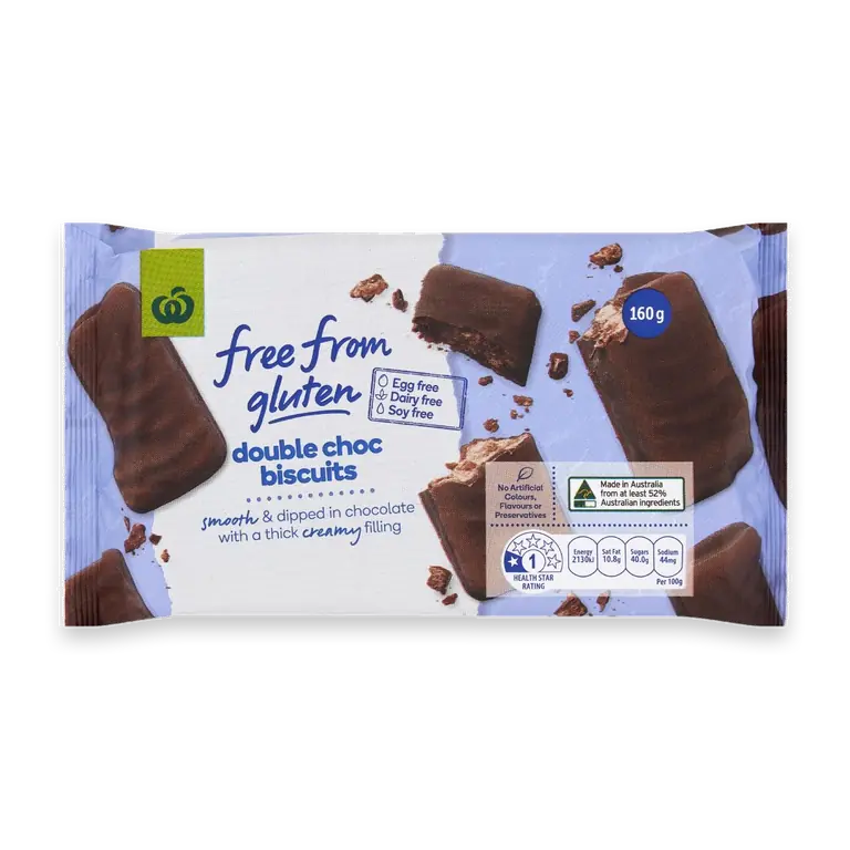 Free From Gluten Double Choc Biscuit