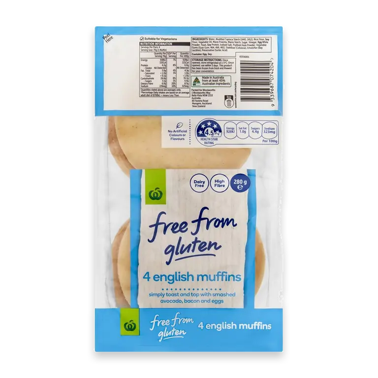 Free From Gluten Eng Muffins