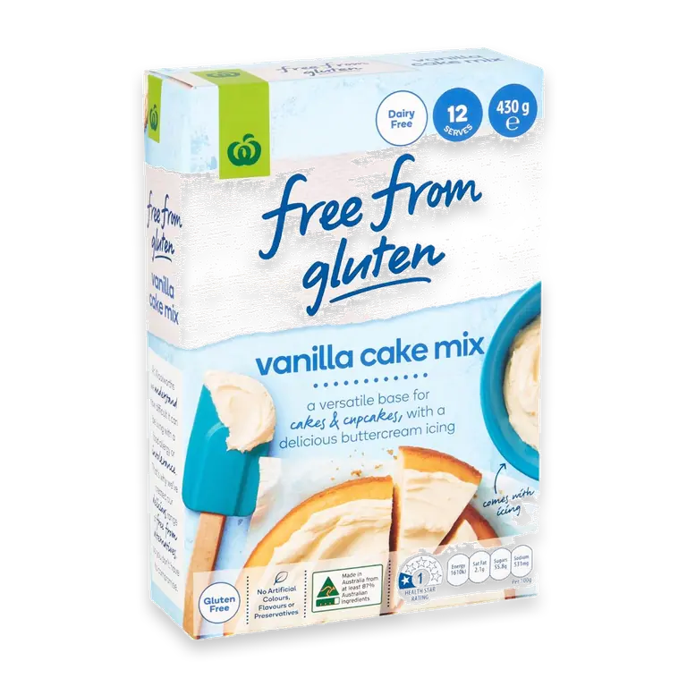 Free From Gluten Vanilla Cake Mix