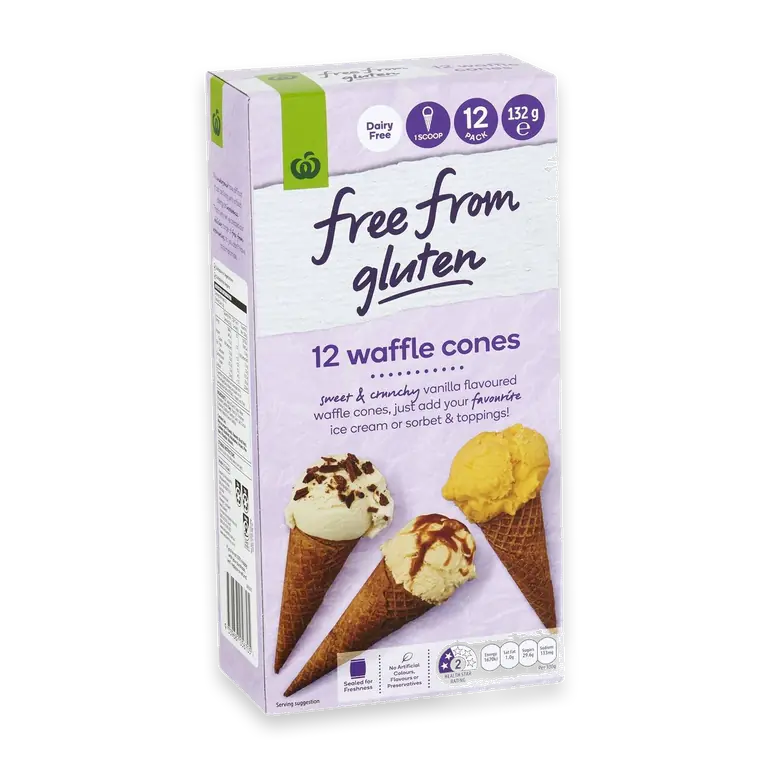 Free From Gluten Waffle Cones