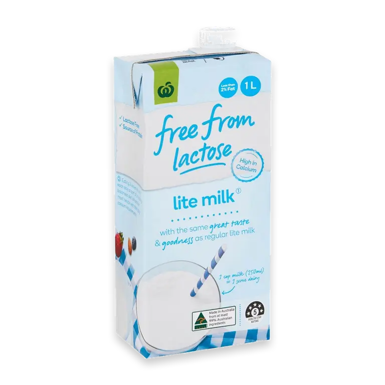 Free From Lactose Lite Long Life Milk UHT