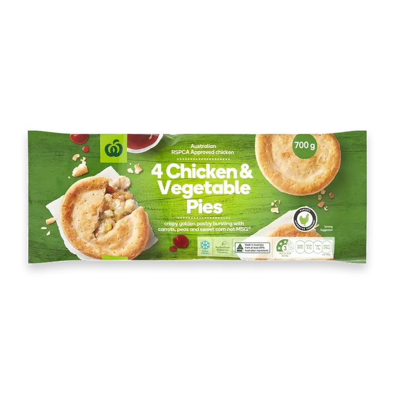 Frozen Chicken & Vegetable Pie
