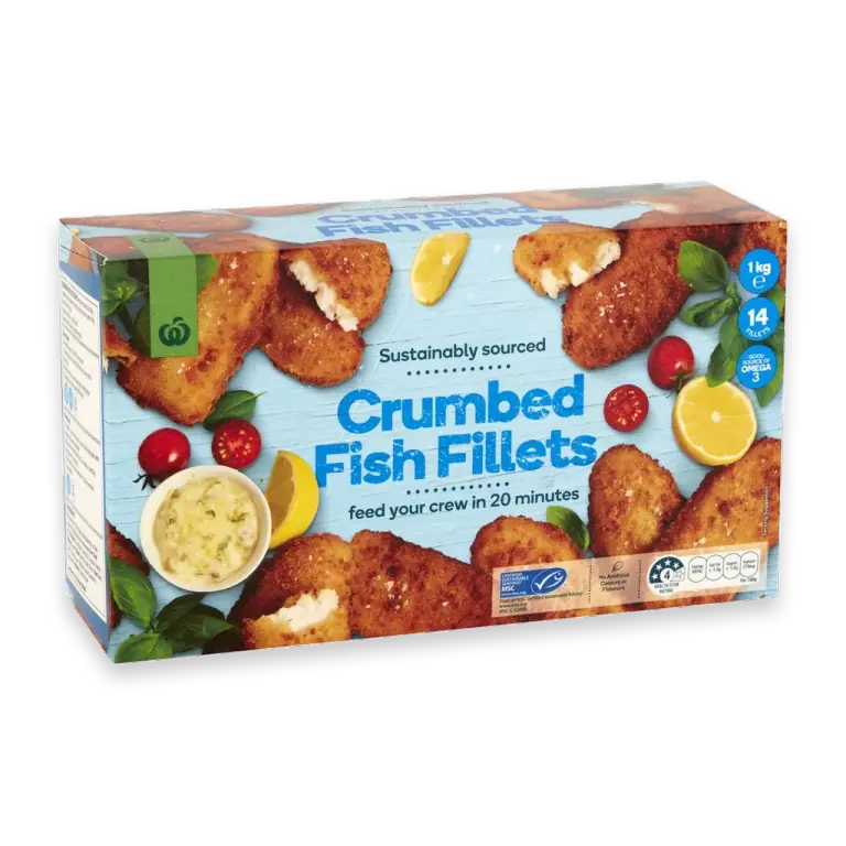 Frozen Fish Crumbed