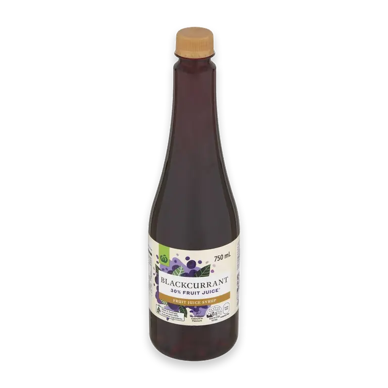 Fruit Juice Syrup Blackcurrant