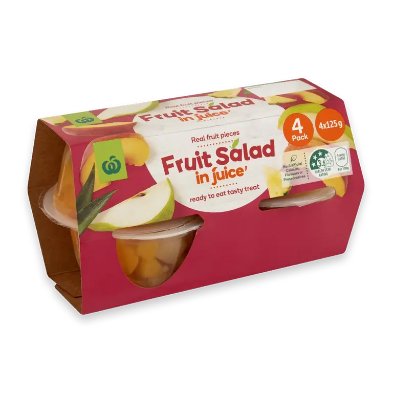 Fruit Salad In Juice Cups