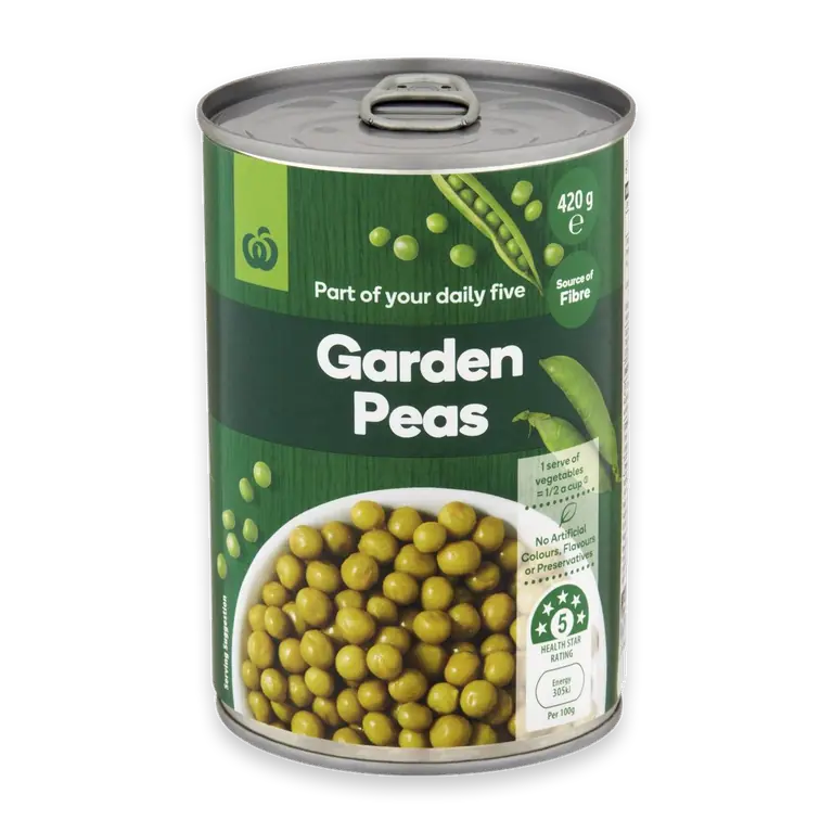 Garden Peas Green