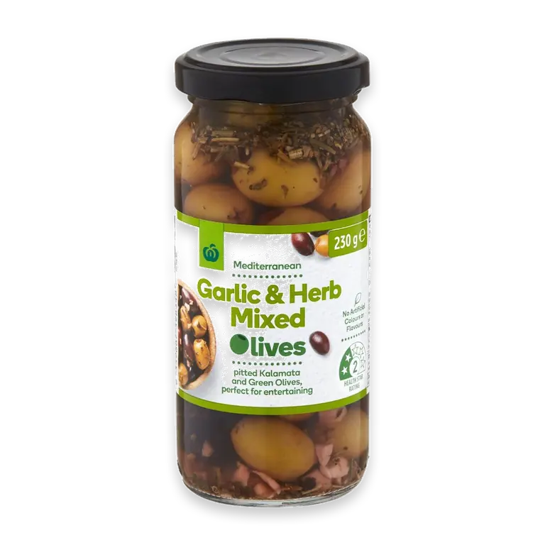 Garlic & Herb Mixed Mediterranean Olives