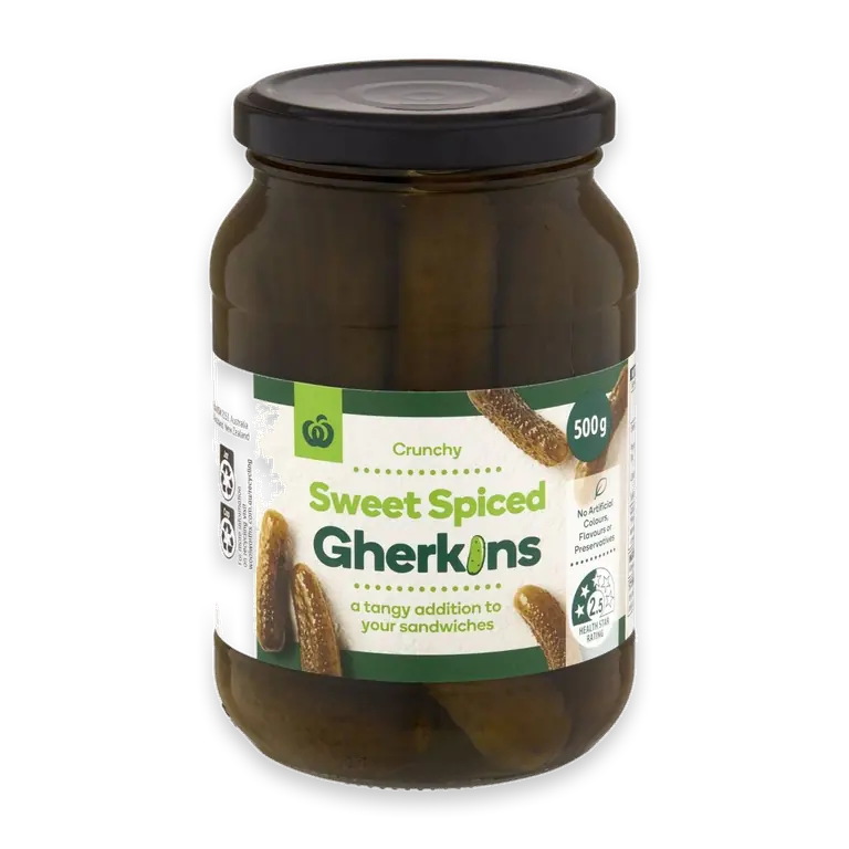 Gherkins Sweet Spiced