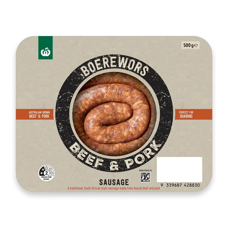 Gourmet Boerewors Sausage Beef & Pork