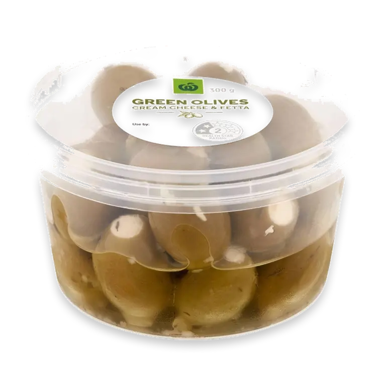 Green Olives Cream Cheese & Fetta