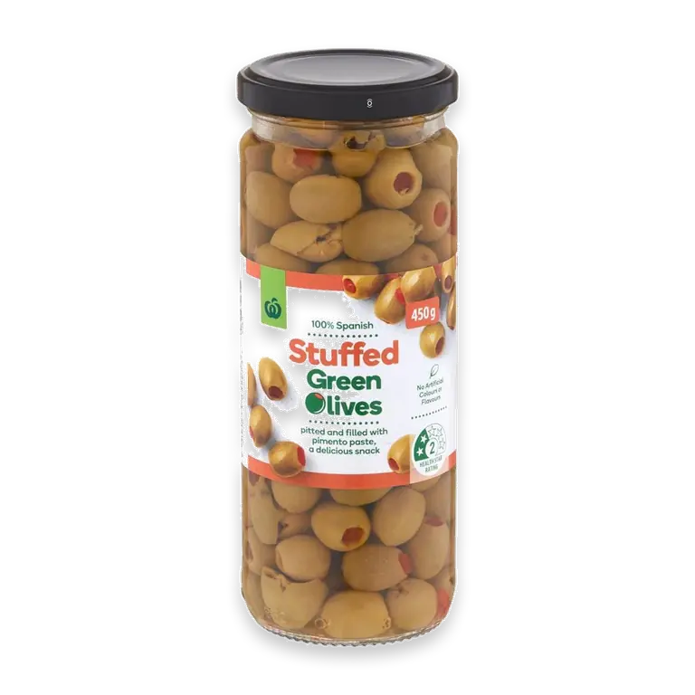 Green Stuffed Olives