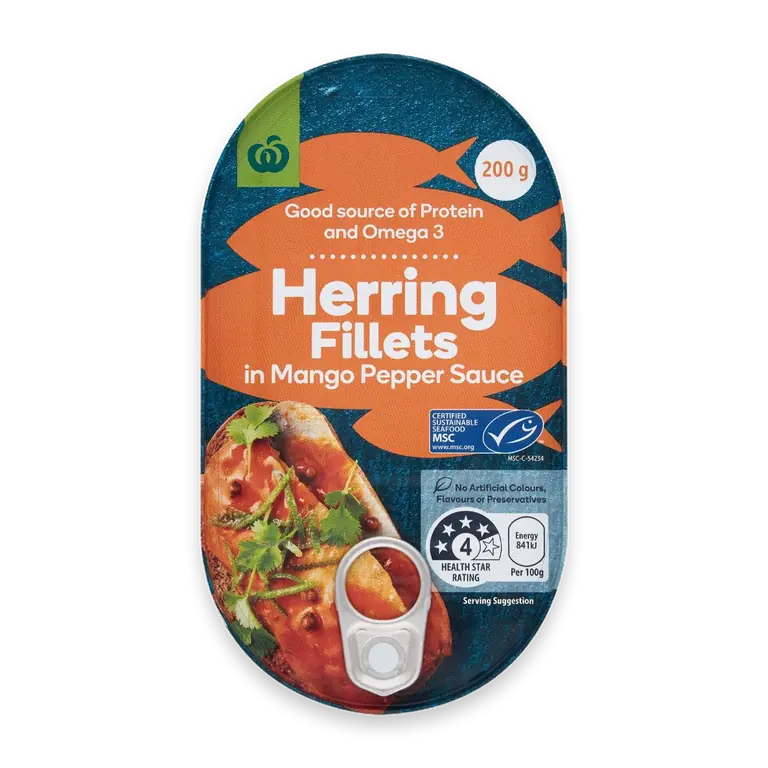 Herring Fillets In Mango Pepper Sauce