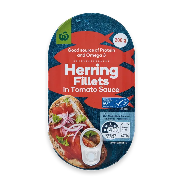 Herring Fillets In Tomato Sauce