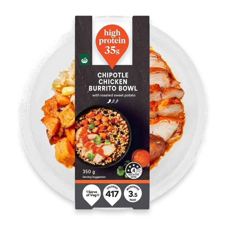 High Protein Chipotle Chicken Burrito Bowl