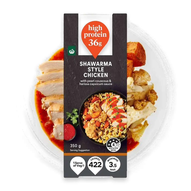 High Protein Shawarma Style Chicken Bowl