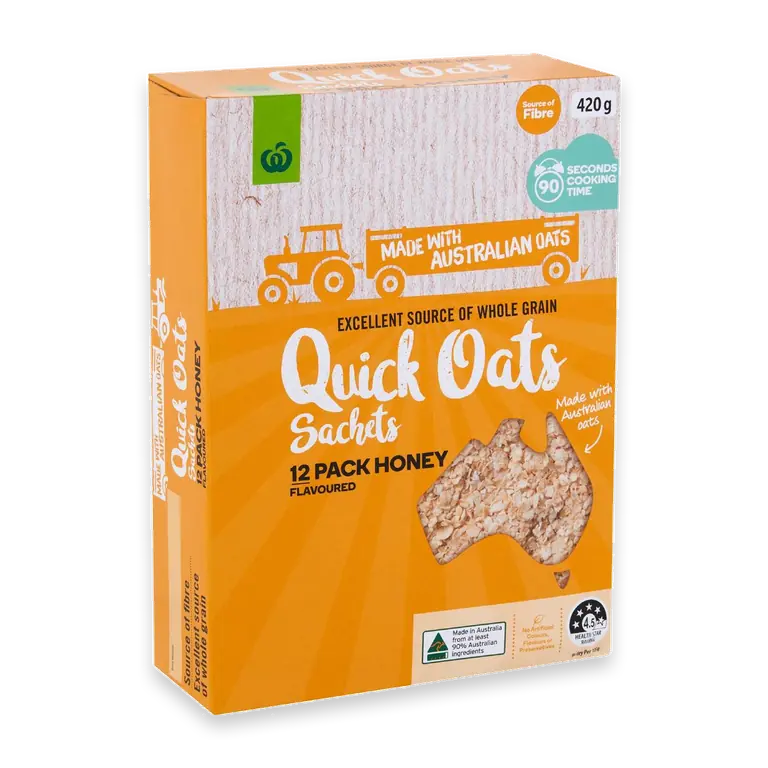Honey Quick Oats Sachets
