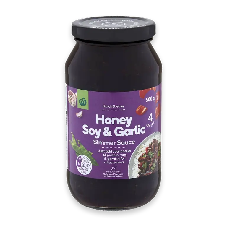 Honey Soy & Garlic Simmer Sauce