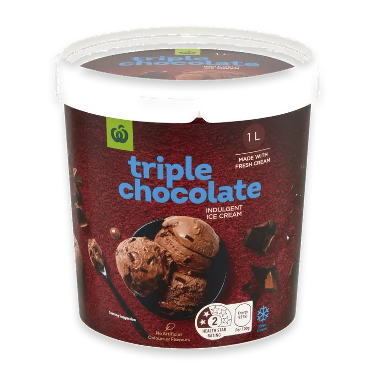 Ice Cream Triple Chocolate