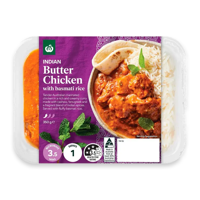 Indian Butter Chicken With Basmati Rice