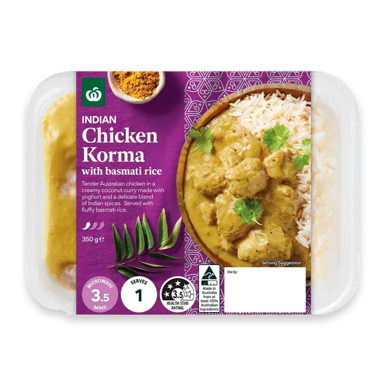 Indian Chicken Korma With Basmati Rice