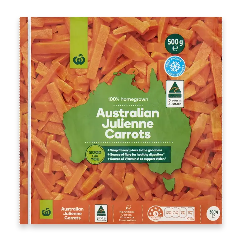 Julienne Carrots