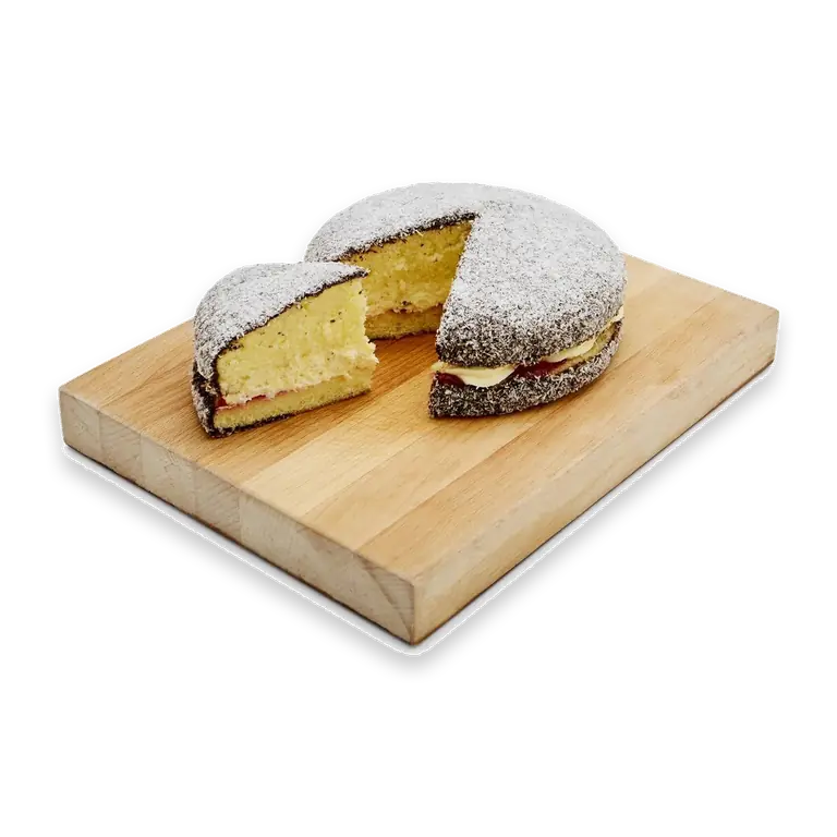 Lamington Sponge Fresh Cream Jam
