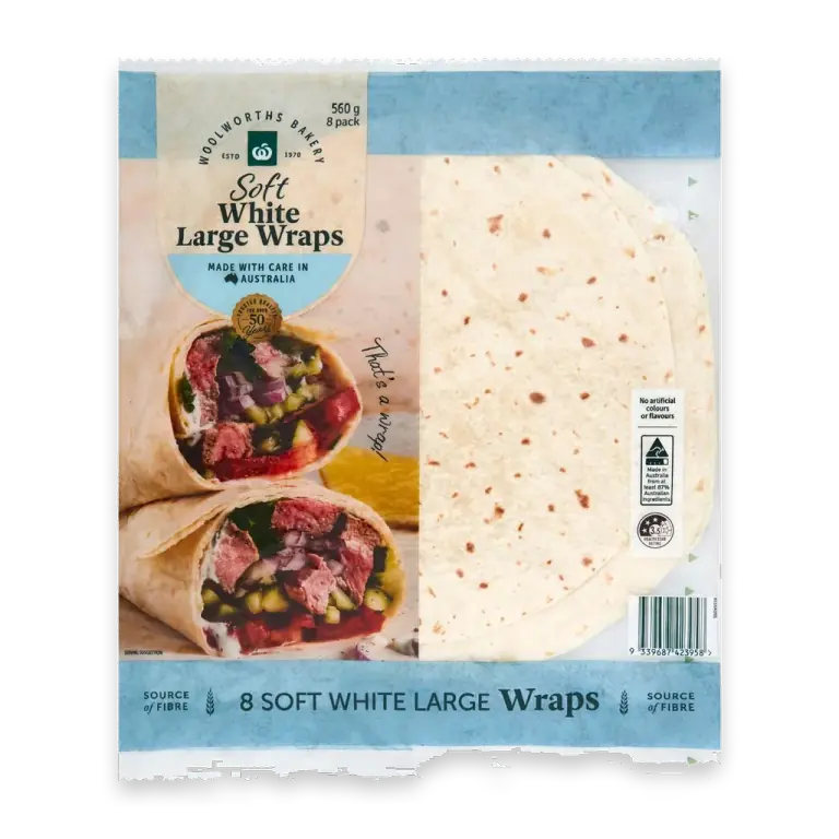 Large White Wraps