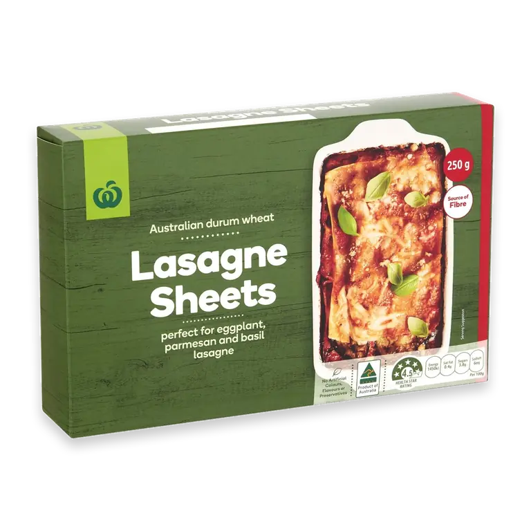 Lasagne Sheets