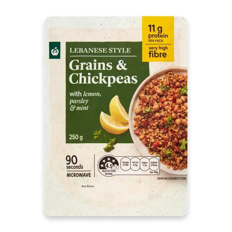 Lebanese Style Grains & Chickpeas