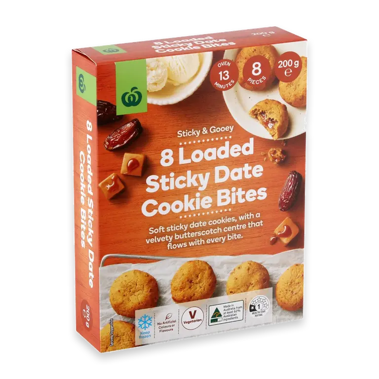 Loaded Sticky Date Cookie Bites