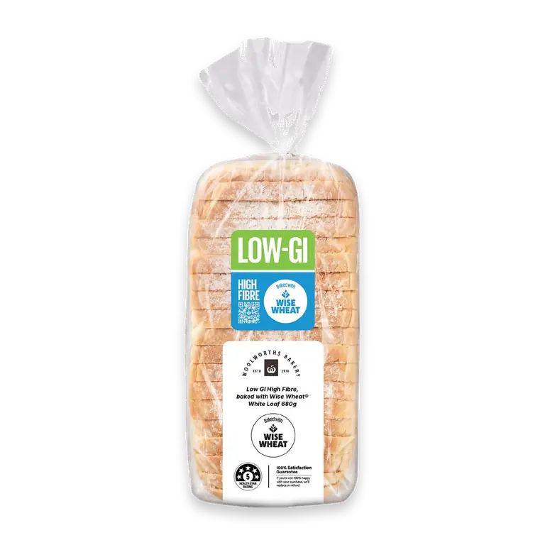 Low GI High Fibre Wise Wheat® White Loaf