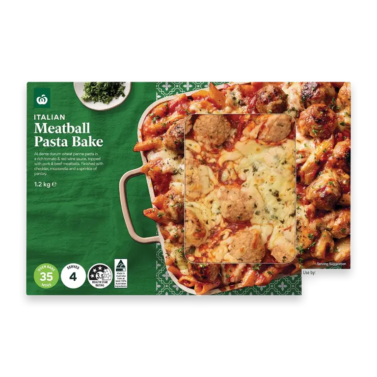 Meatball Pasta Bake