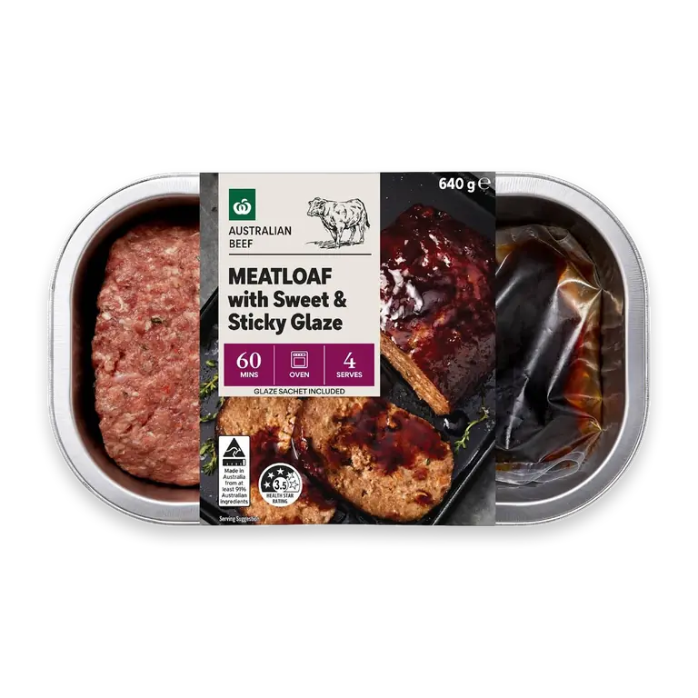 Meatloaf With Sweet & Sticky Glaze