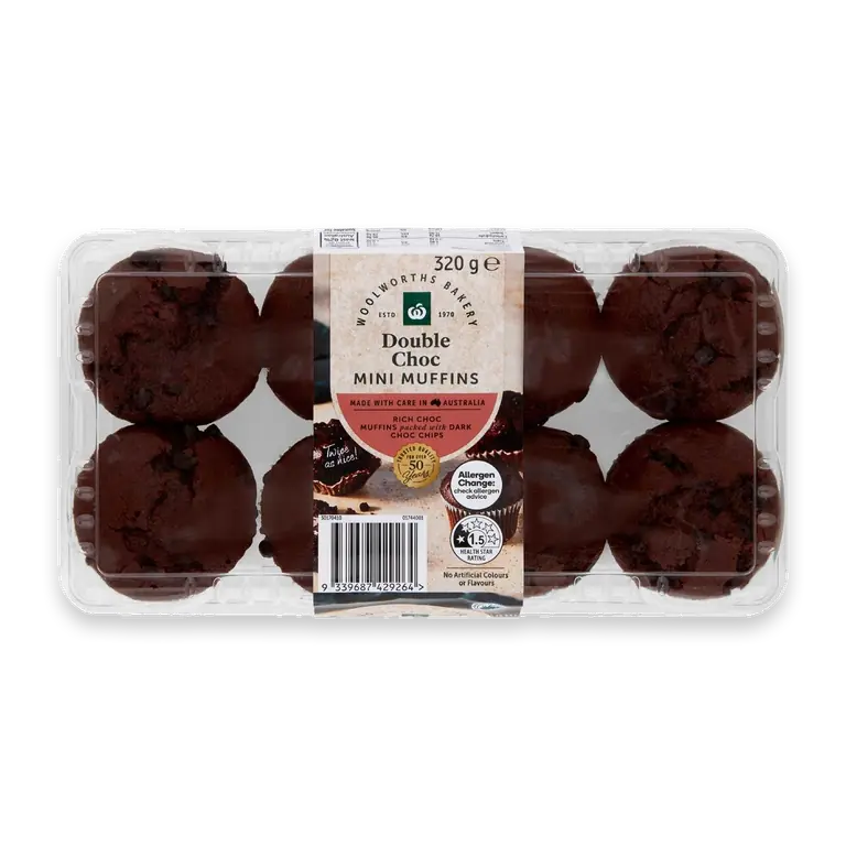 Mini Double Choc Chip Muffin