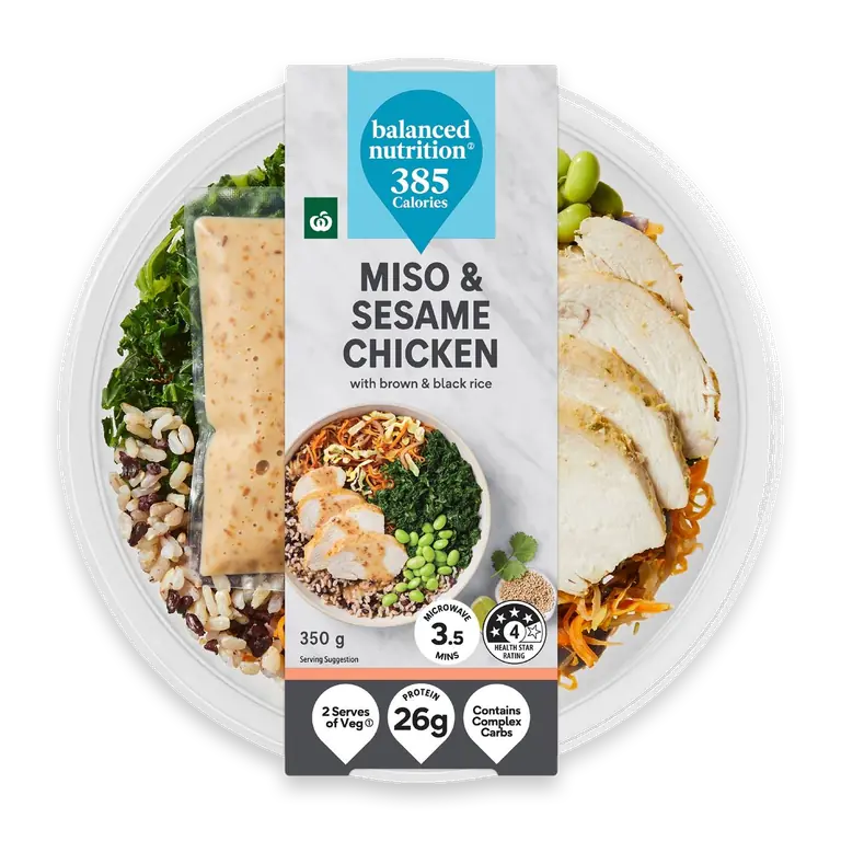 Miso & Sesame Chicken With Brown & Black Rice