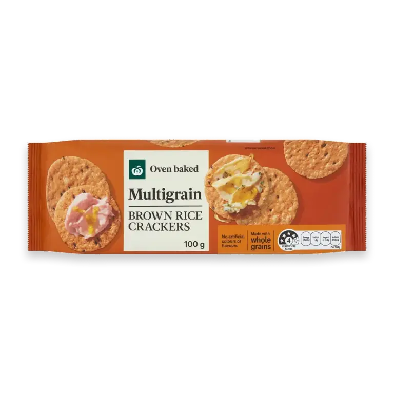 Multigrain Brown Rice Crackers