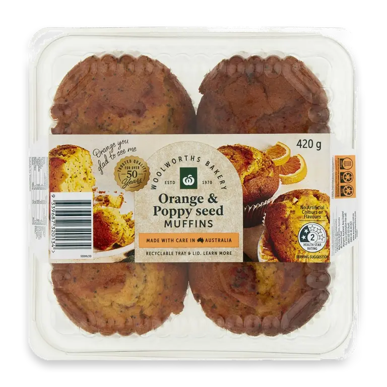 Orange & Poppyseed Muffin