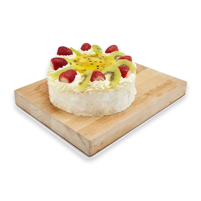 Pavlova Decorated Fresh Cream