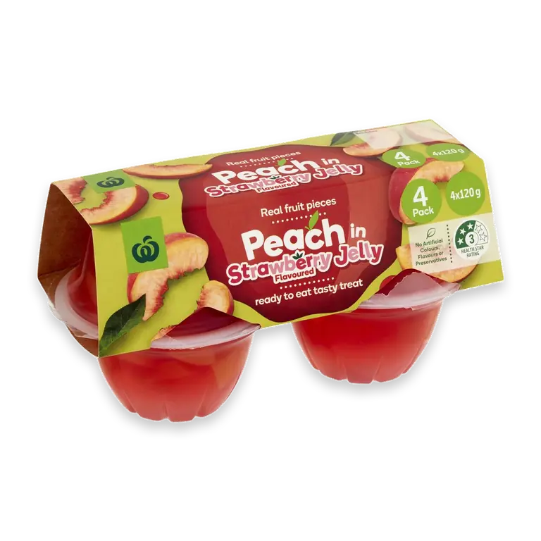 Peach In Strawberry Jelly