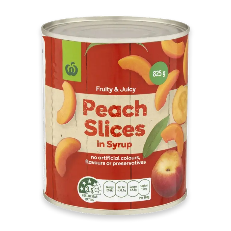 Peach Slices In Syrup