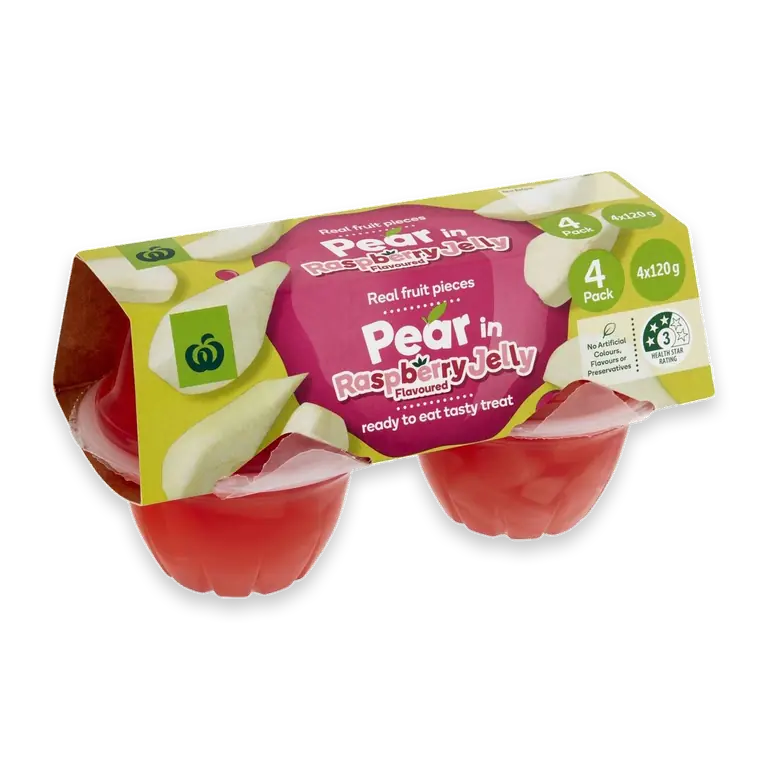 Pear In Raspberry Flavoured Jelly