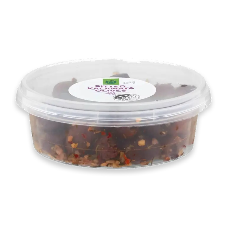 Pitted Kalamata Olives Garlic & Chilli