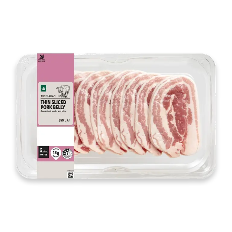 Pork Belly Thinly Sliced