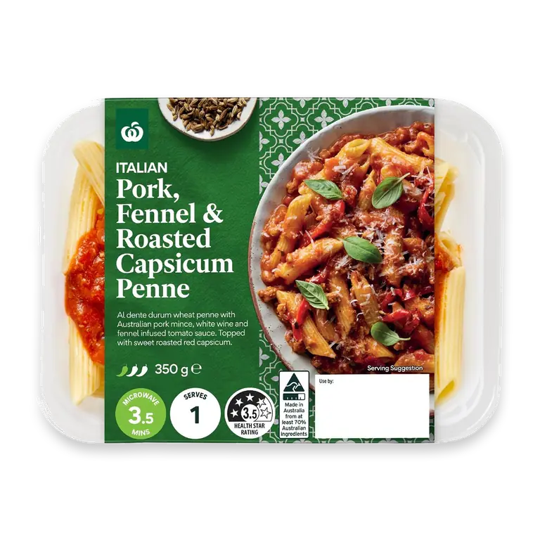 Pork Fennel & Roasted Capsicum Penne