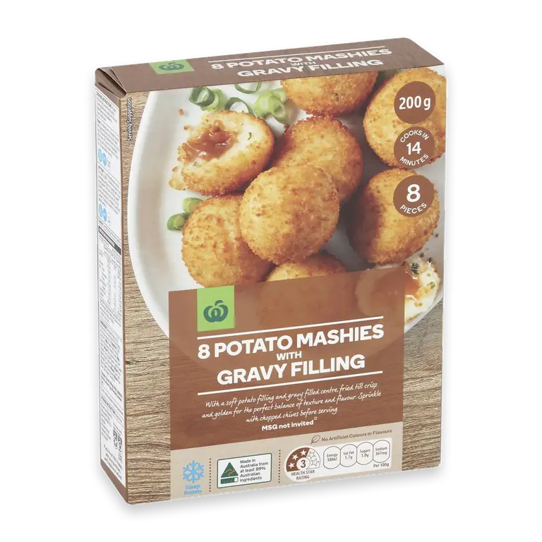 Potato Mashies With Gravy Filling 8 Pack